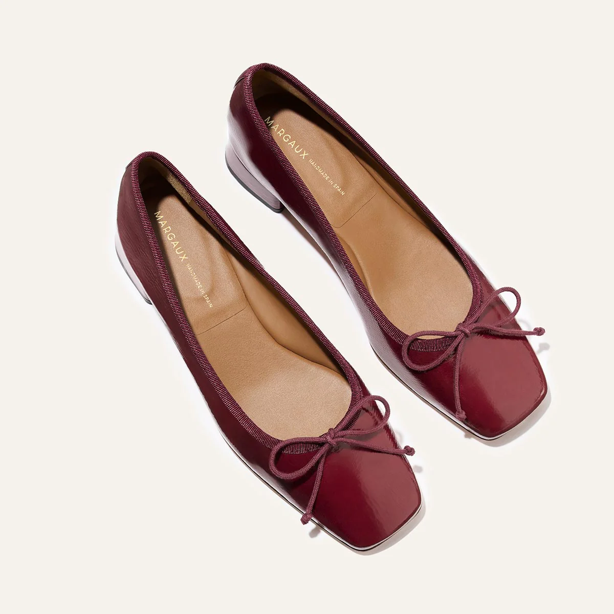 The Ada - Claret Crinkle Patent - Image 3