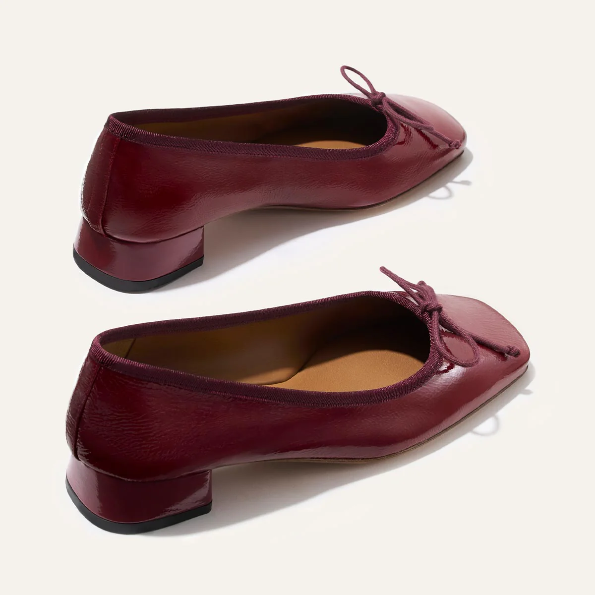 The Ada - Claret Crinkle Patent - Image 4