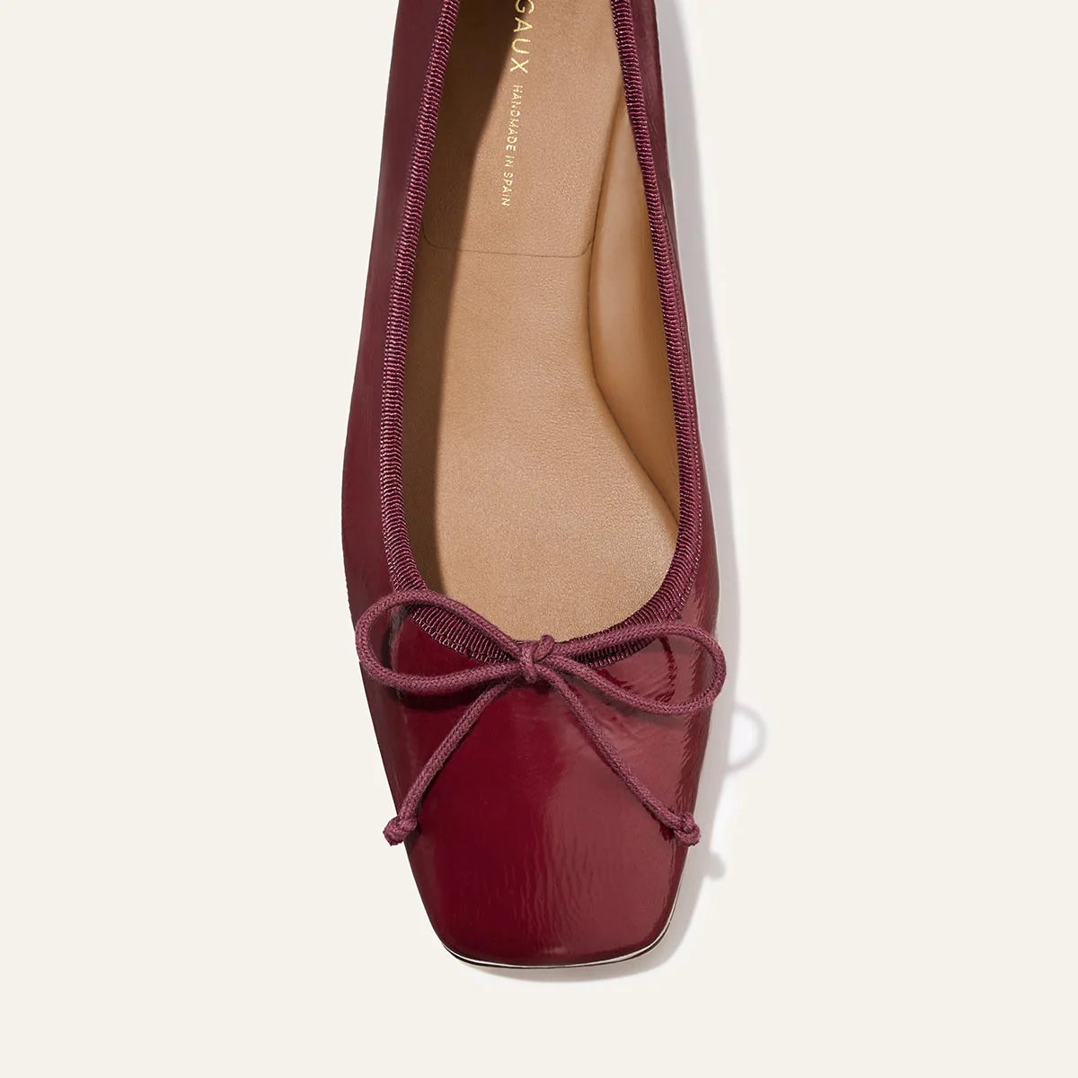 The Ada - Claret Crinkle Patent - Image 7