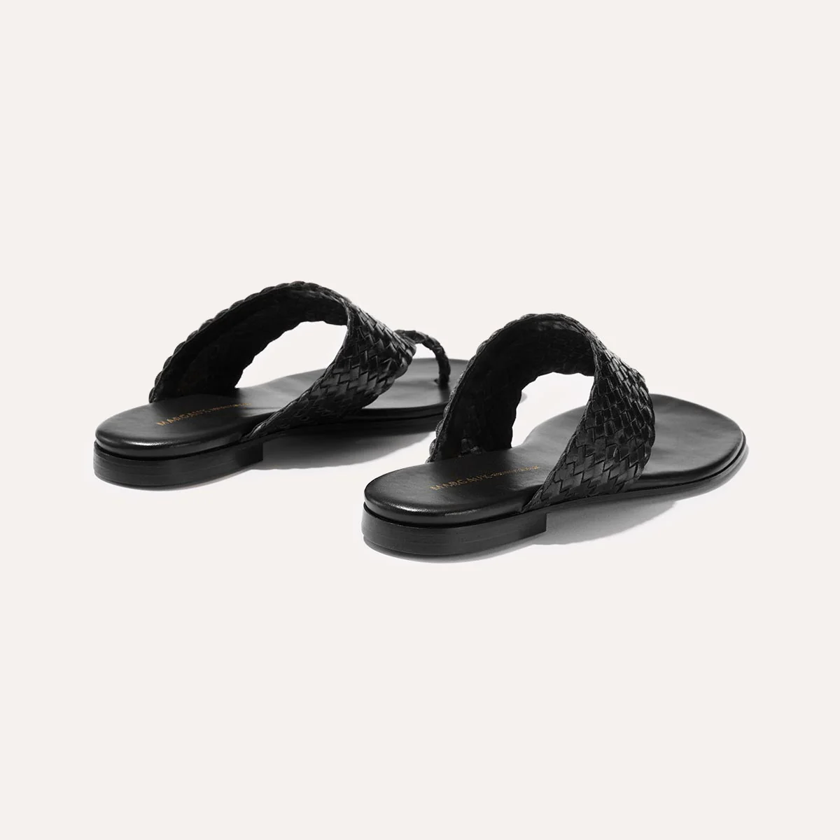 The Deia - Black Woven Leather - Image 4