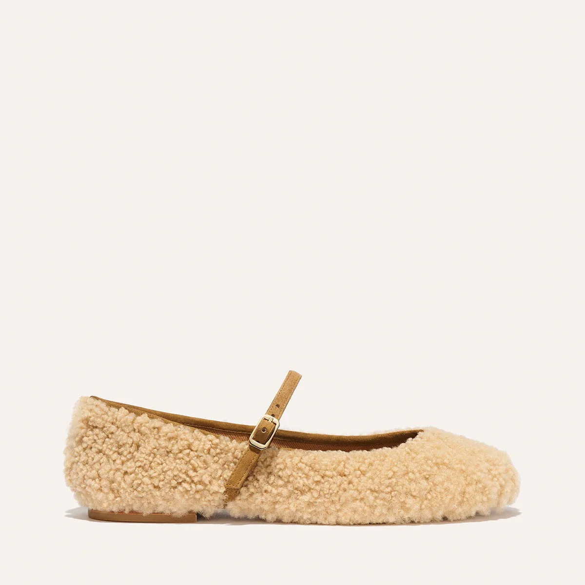 The Demi Jane - Tan Shearling - Image 4