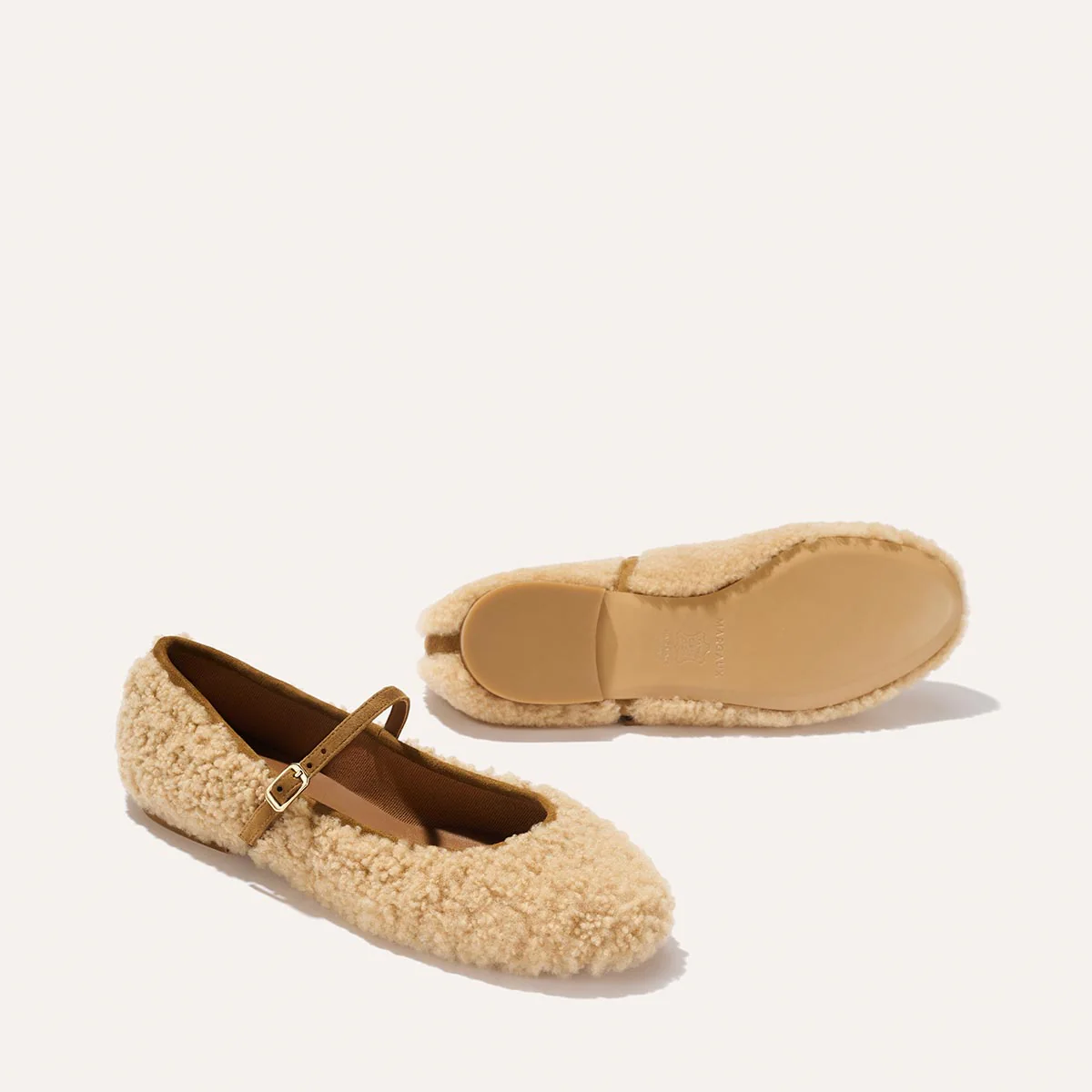 The Demi Jane - Tan Shearling - Image 5