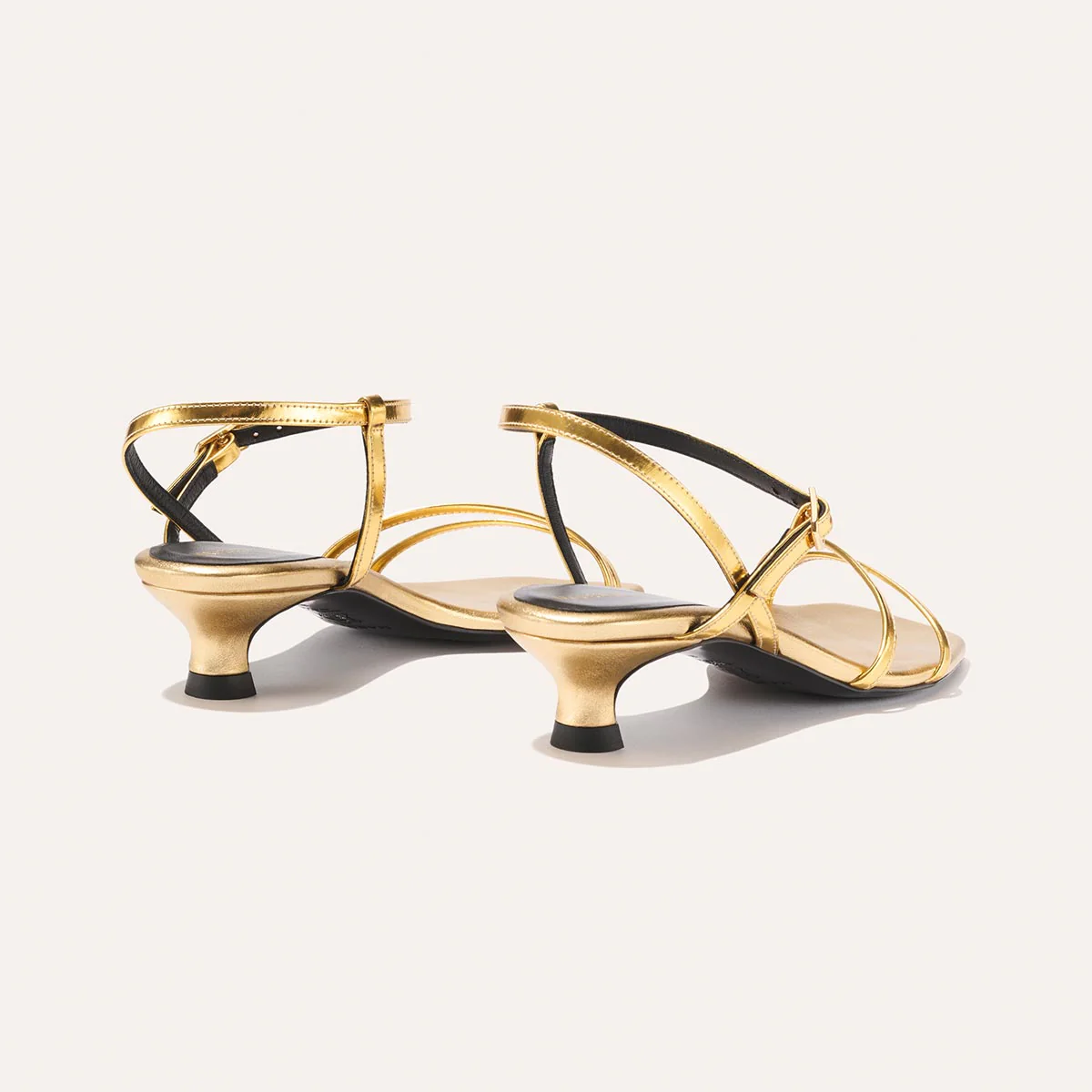 The Dylan Sandal - Gold Mirror - Image 4