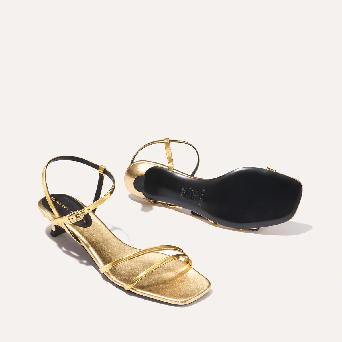 The Dylan Sandal - Gold Mirror - Image 5