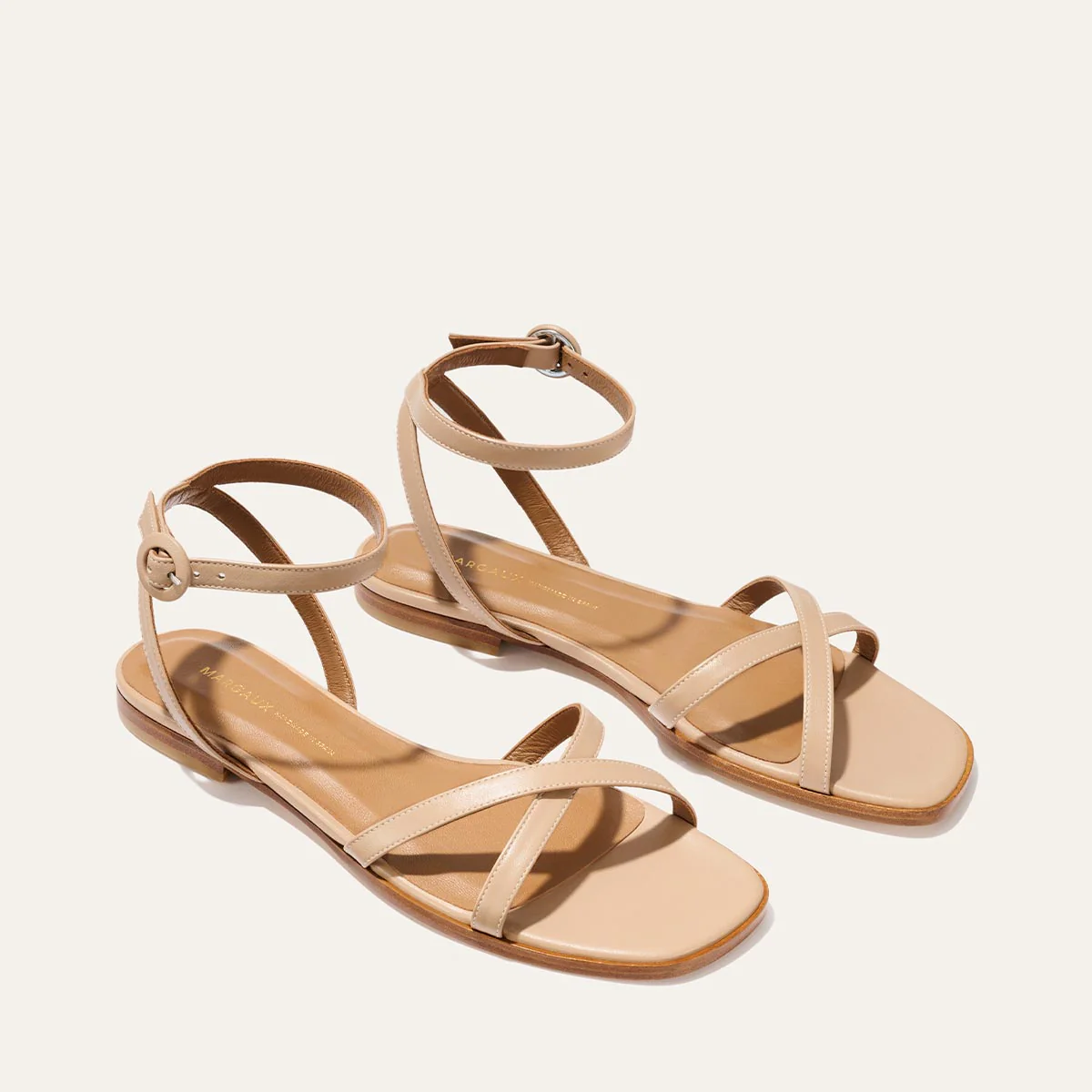 The Flat Sandal - Dune Nappa - Image 3