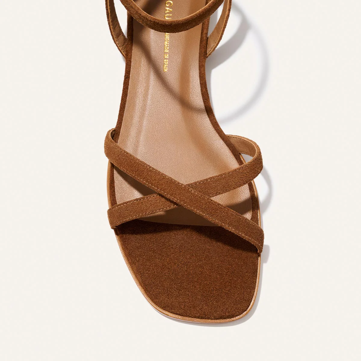 The Flat Sandal - Saddle Suede - Image 3