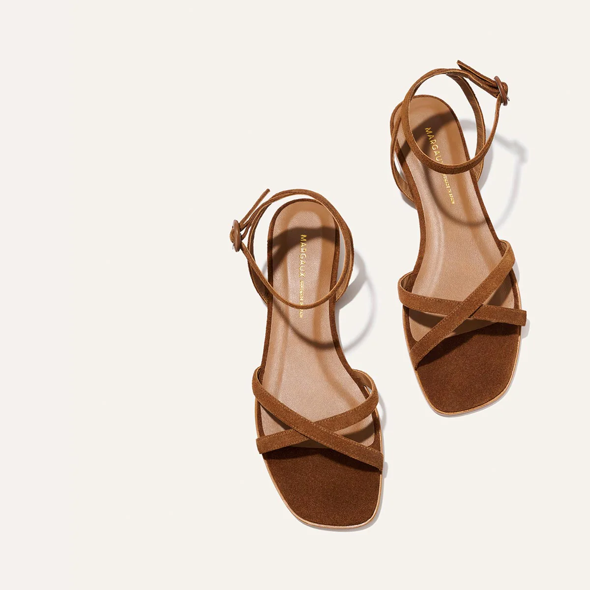 The Flat Sandal - Saddle Suede - Image 4