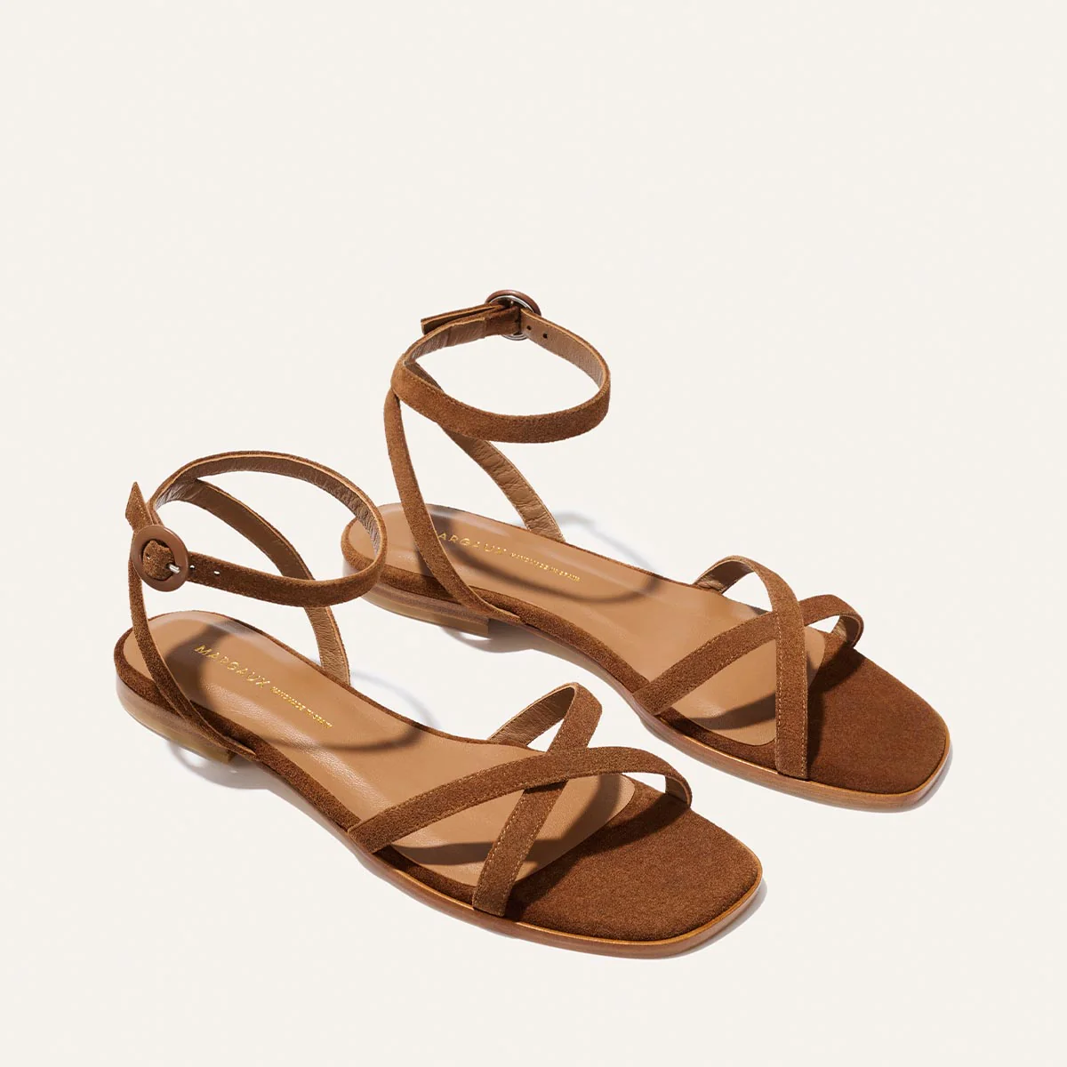 The Flat Sandal - Saddle Suede - Image 5