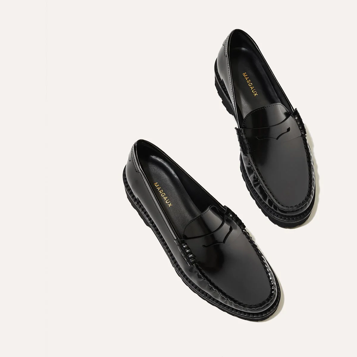 The Louisa Loafer - Black Calf - Image 3