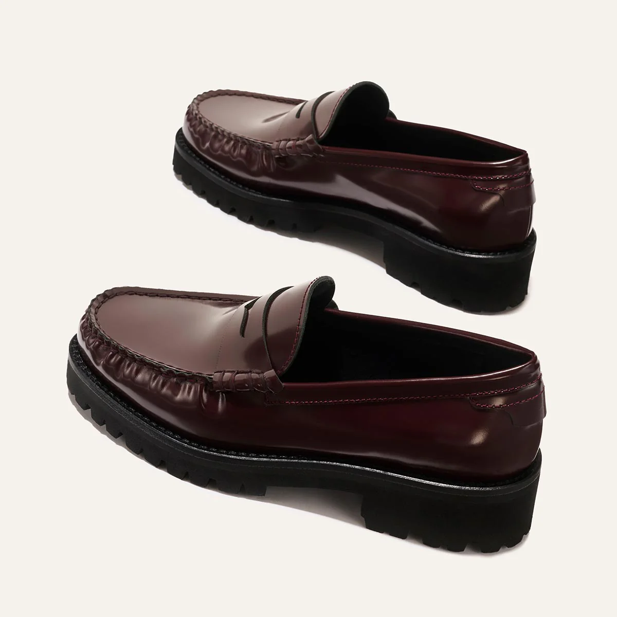 The Louisa Loafer - Burgundy Calf - Image 5