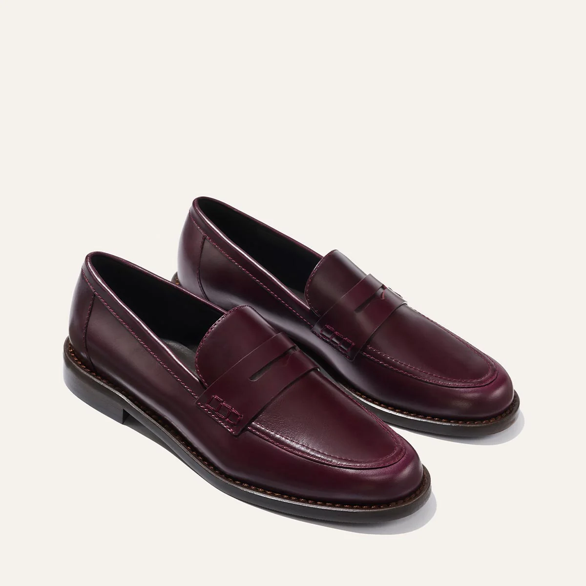 The Marlowe Loafer - Burgundy Calf - Image 3