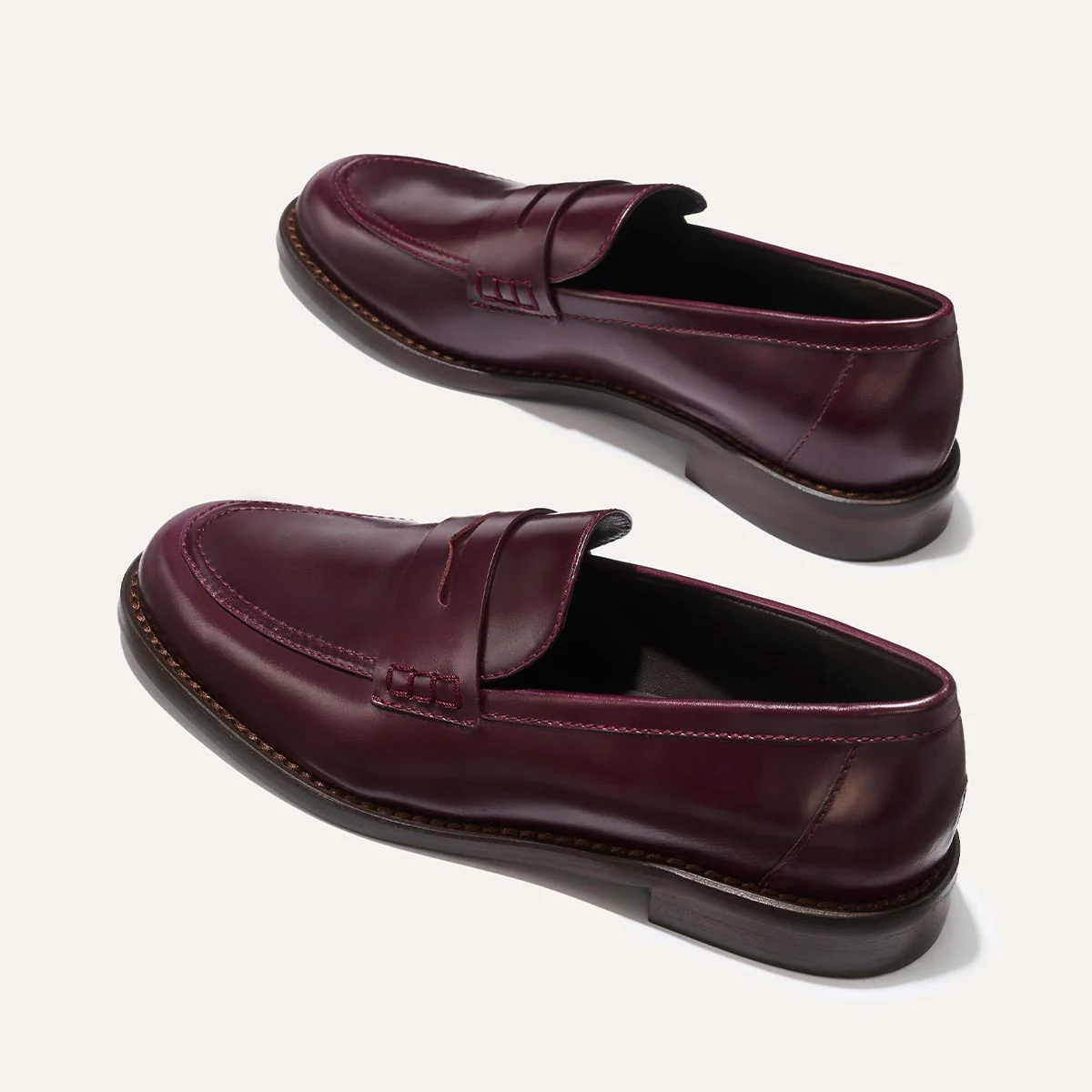 The Marlowe Loafer - Burgundy Calf - Image 4