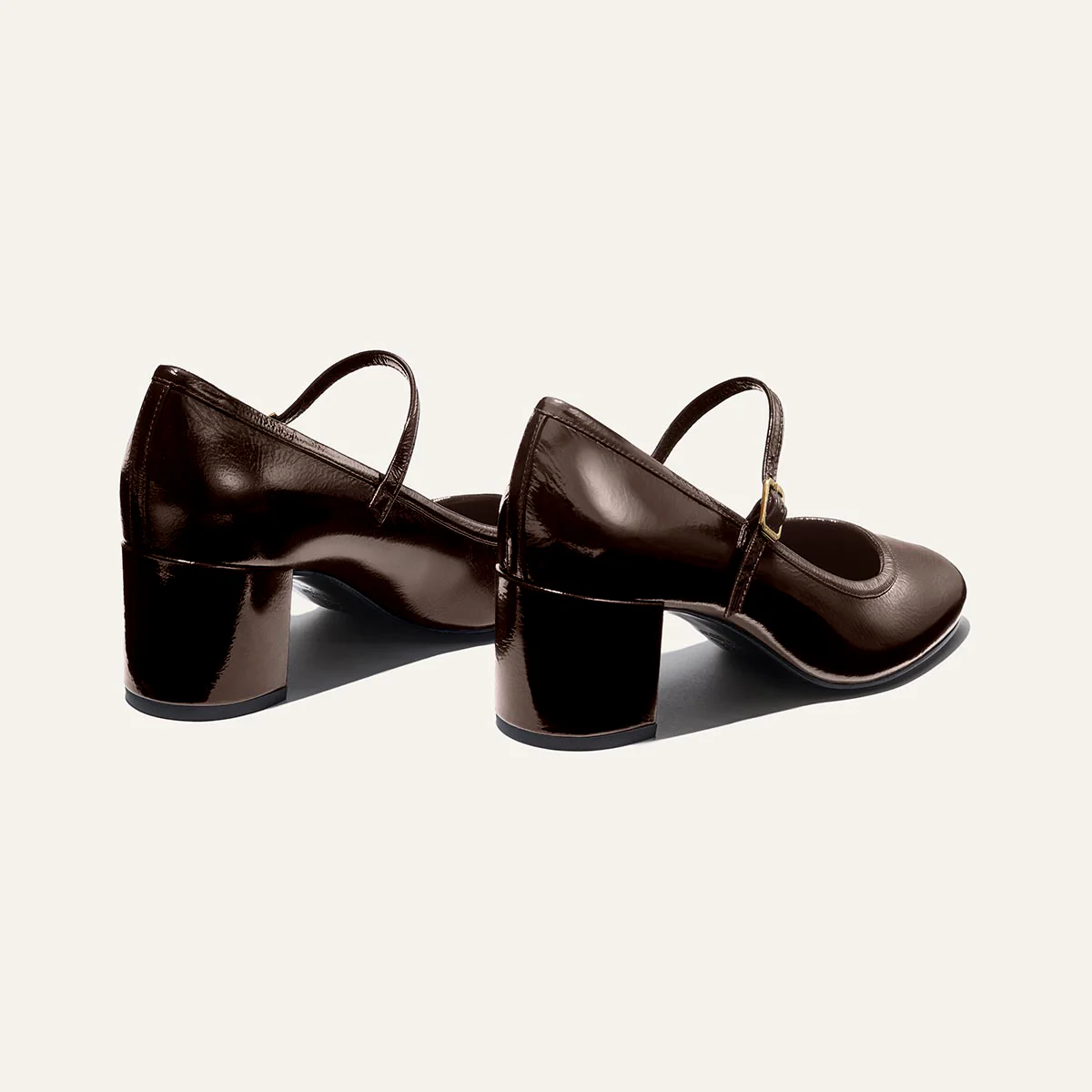 The Mira Jane - Cocoa Crinkle Patent - Image 3