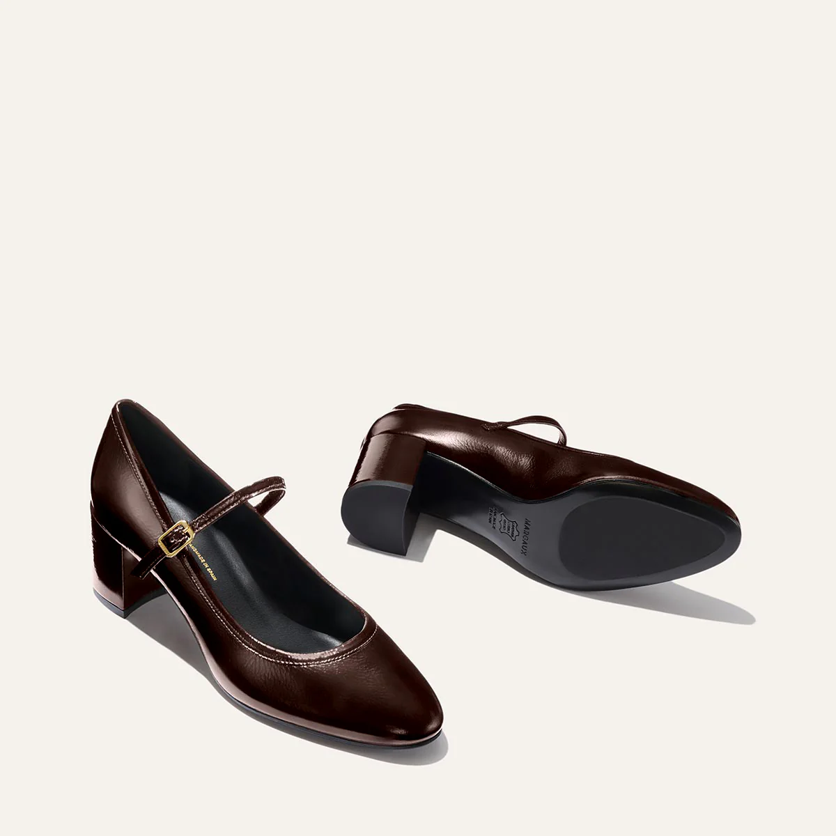 The Mira Jane - Cocoa Crinkle Patent - Image 4