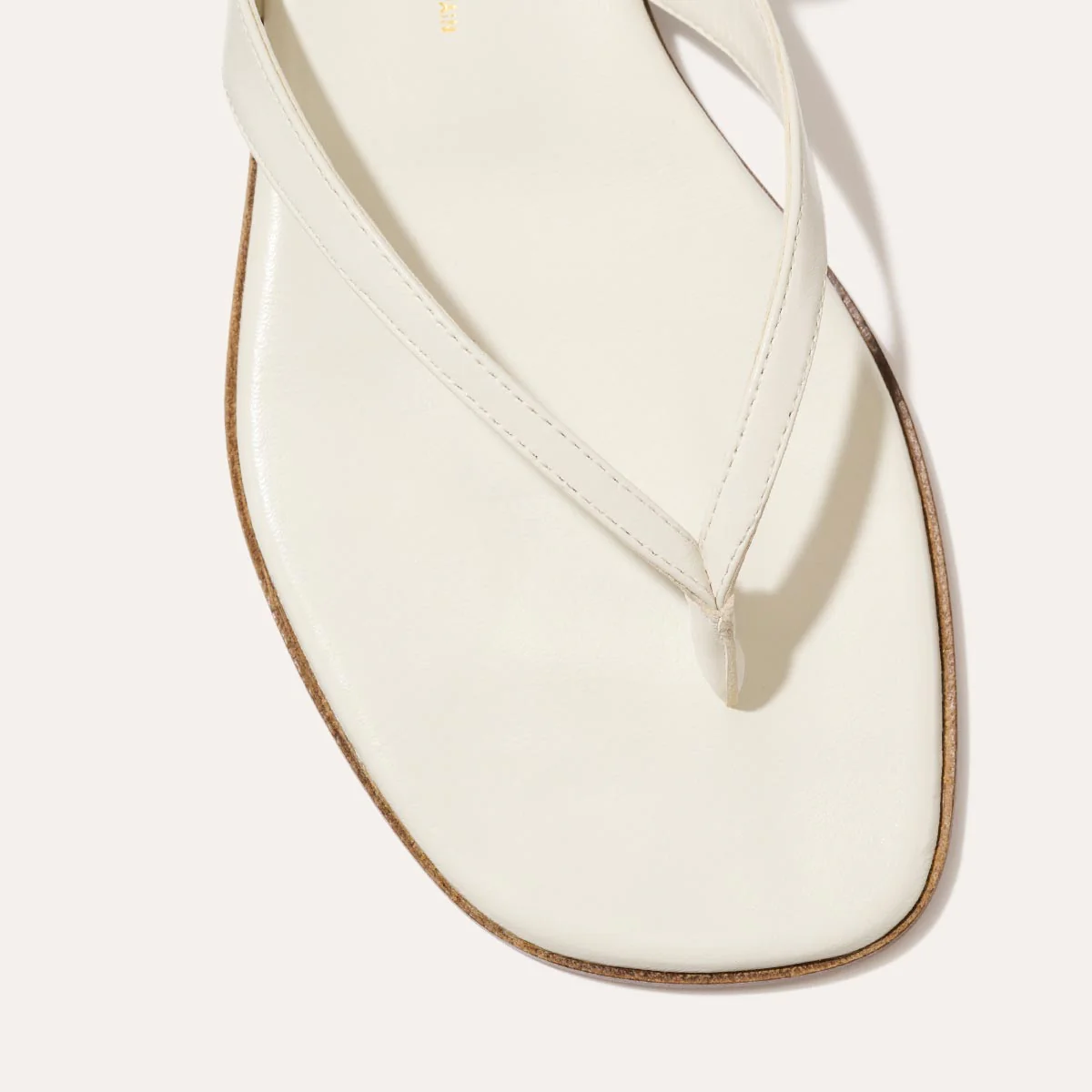 The Palermo Sandal - Ivory Nappa - Image 5