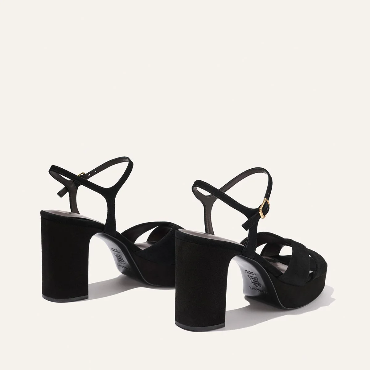 The Paloma Platform - Black Suede - Image 4