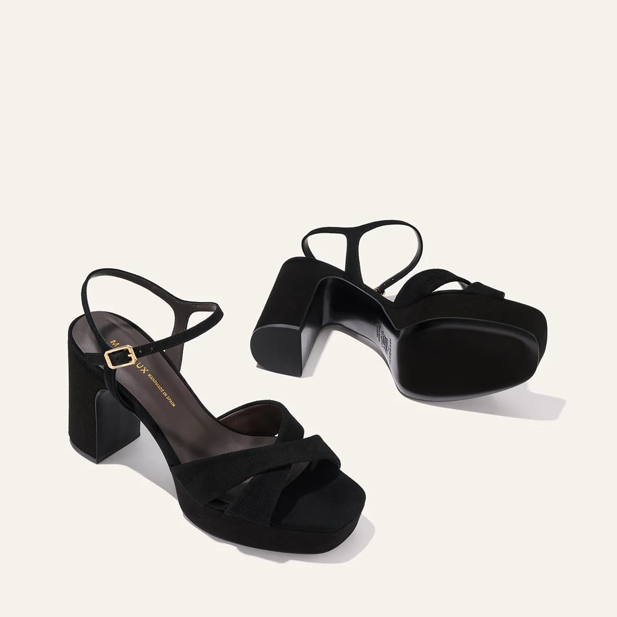 The Paloma Platform - Black Suede - Image 5