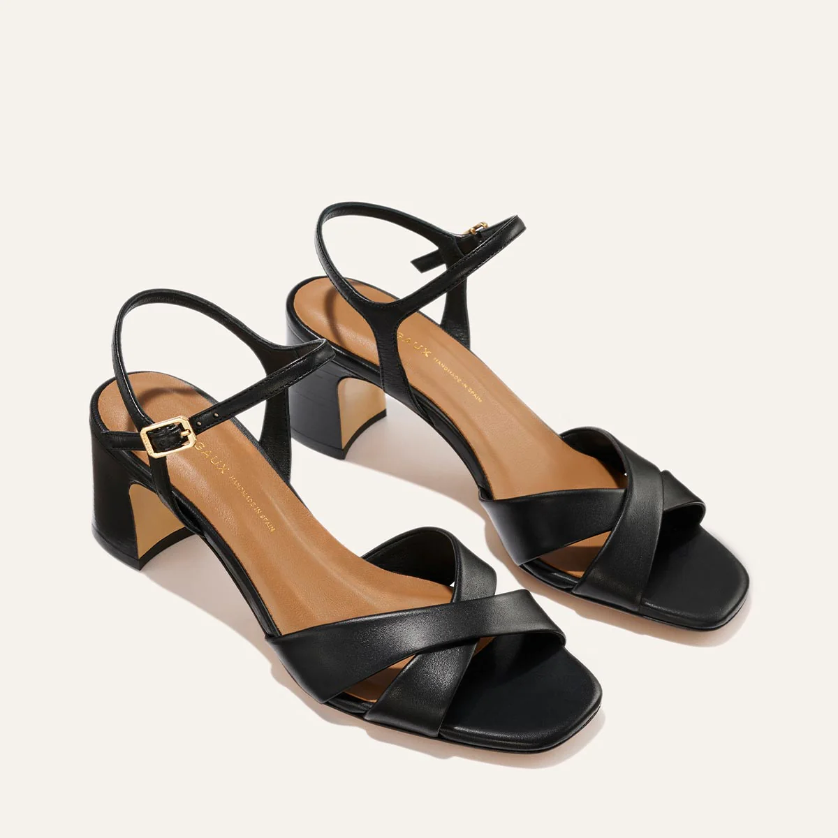 The Paloma Sandal - Black Nappa - Image 3
