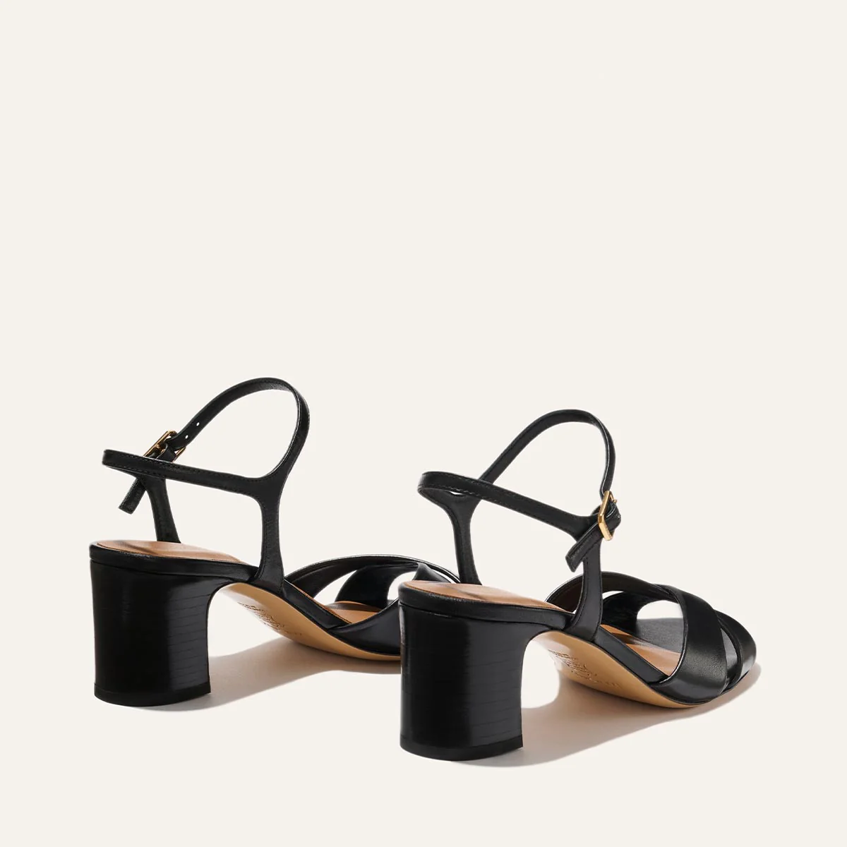 The Paloma Sandal - Black Nappa - Image 4
