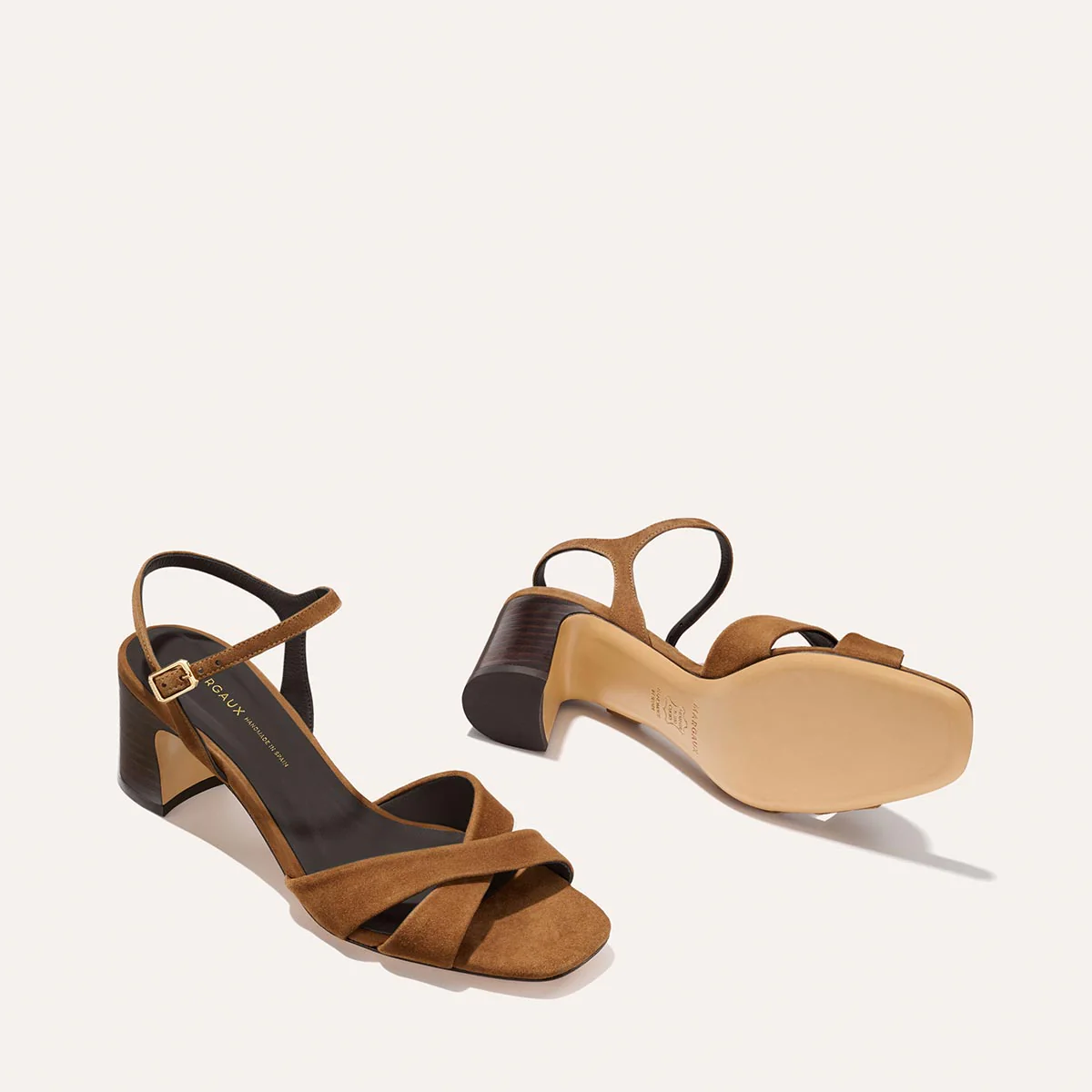 The Paloma Sandal - Nutmeg Suede - Image 4