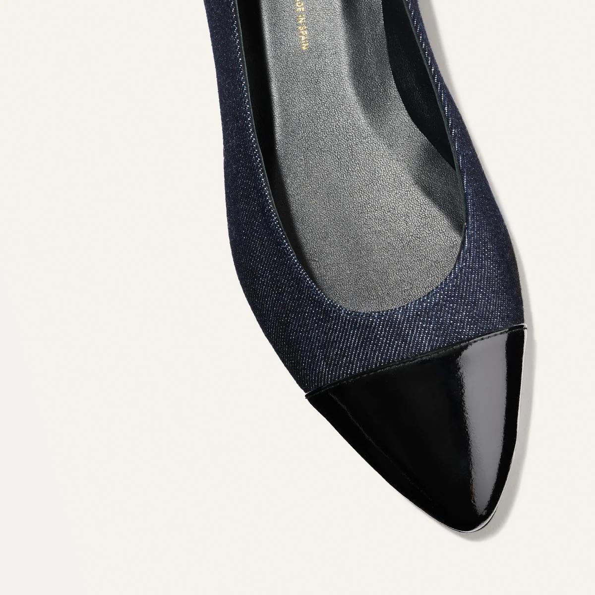 The Pointe - Indigo Denim and Patent - Image 7