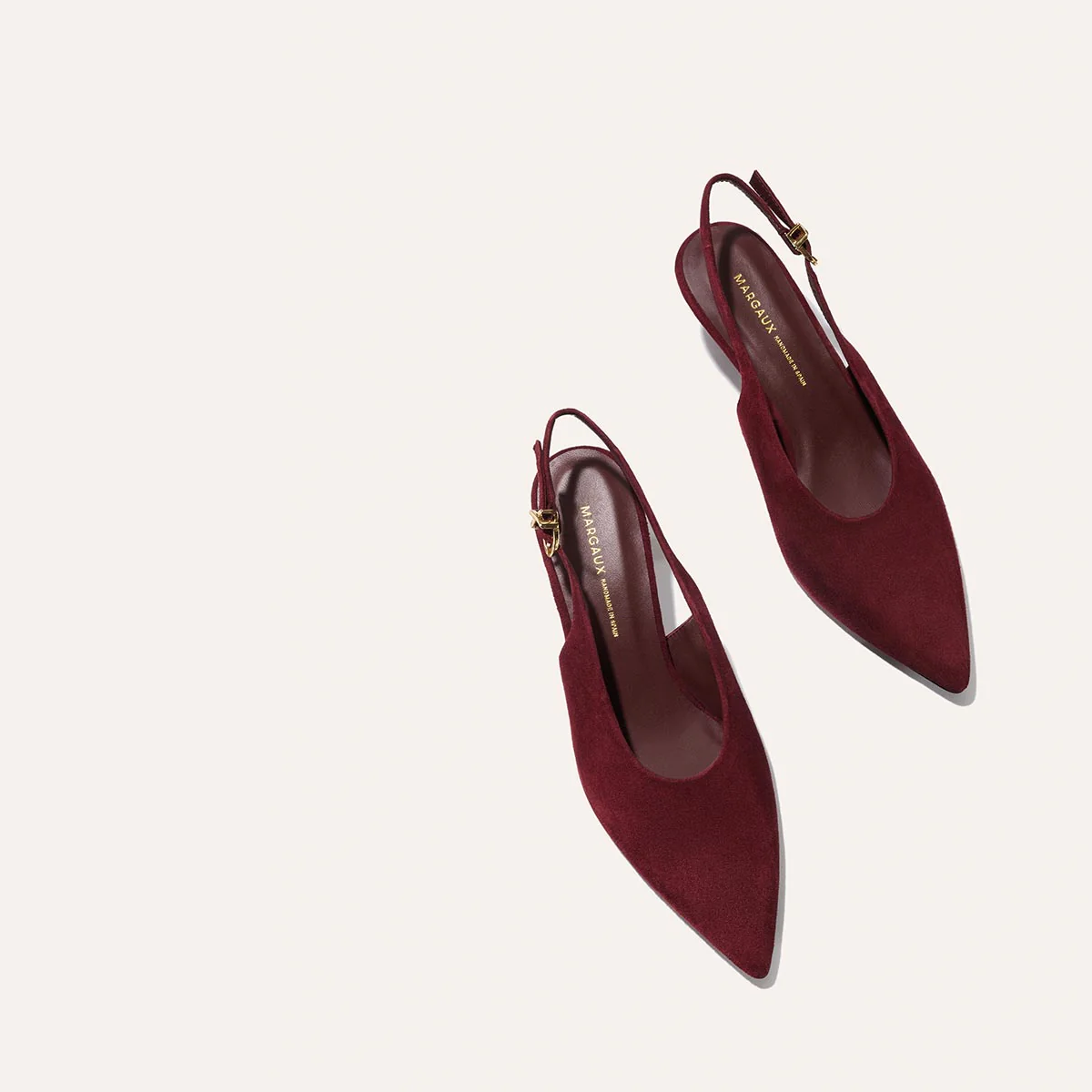 The Prado Sling - Burgundy Suede - Image 4