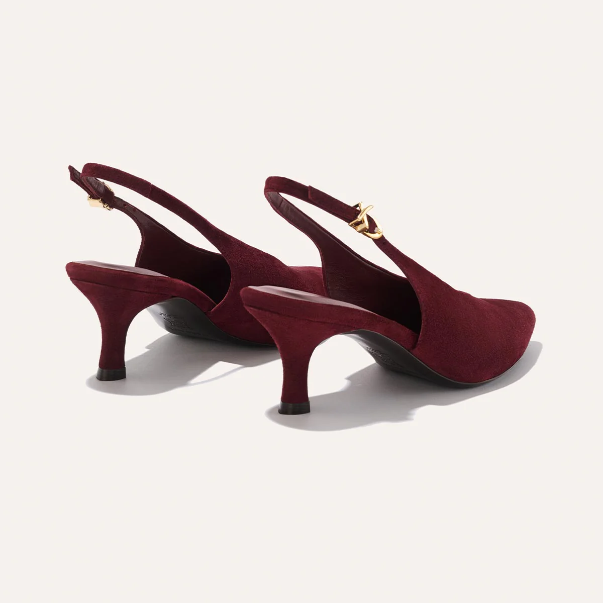The Prado Sling - Burgundy Suede - Image 5