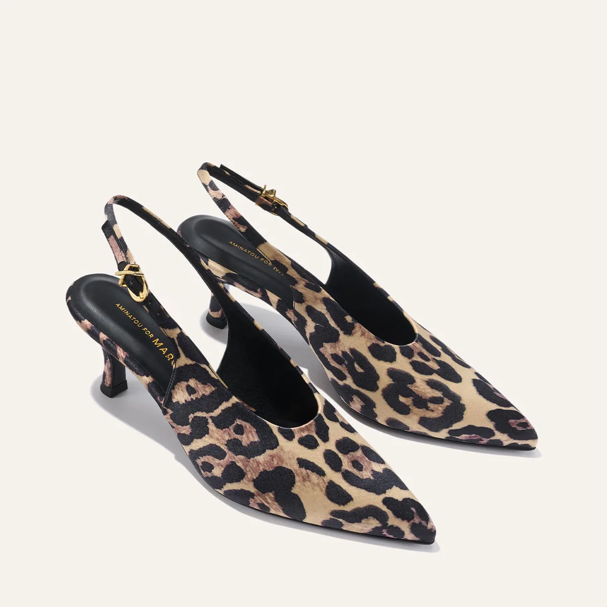 The Prado Sling - Leopard Satin - Image 3