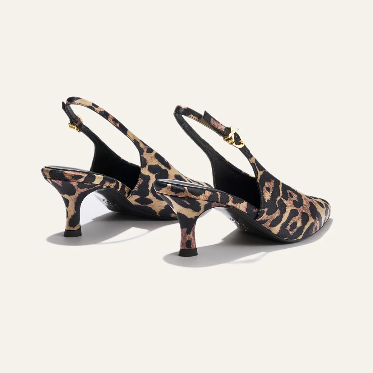 The Prado Sling - Leopard Satin - Image 5