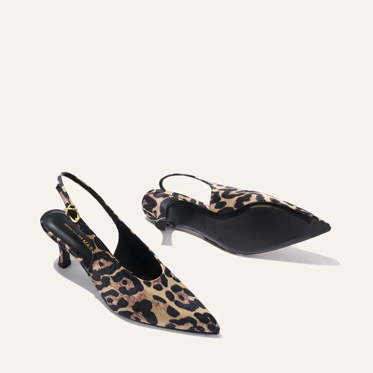 The Prado Sling - Leopard Satin - Image 6