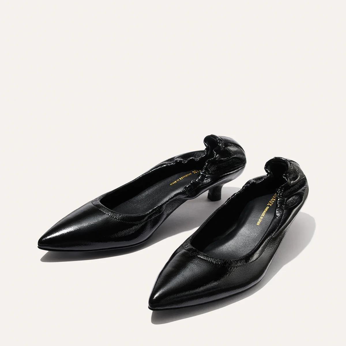 The Roma 40 - Black Crinkle Patent - Image 3