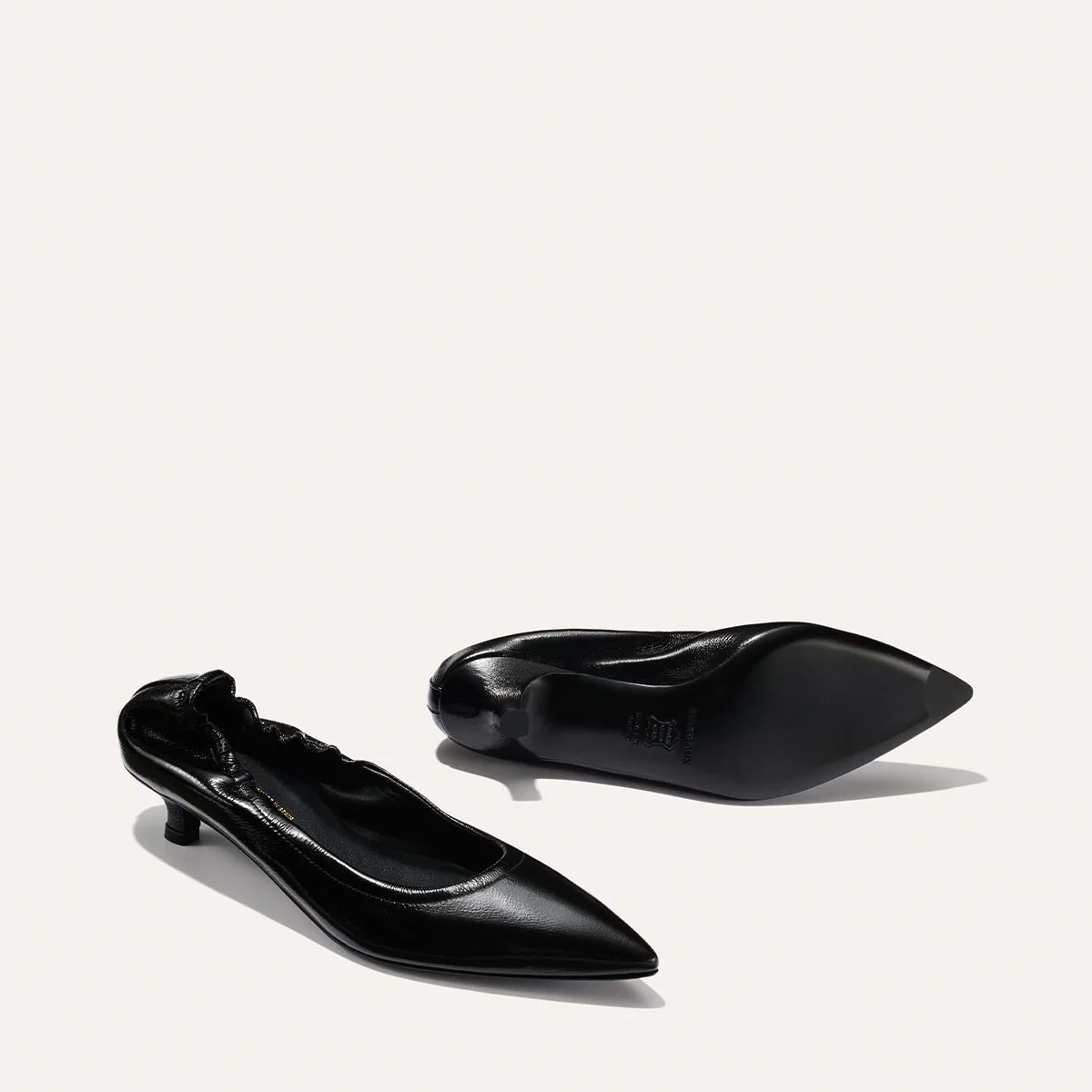 The Roma 40 - Black Crinkle Patent - Image 5