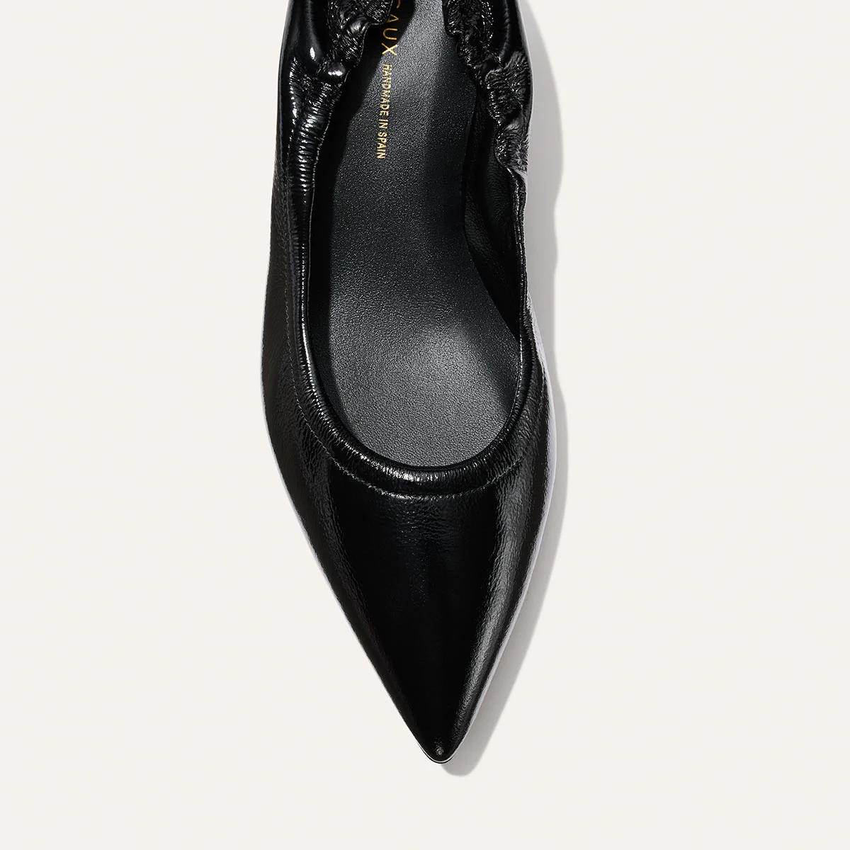 The Roma 40 - Black Crinkle Patent - Image 6