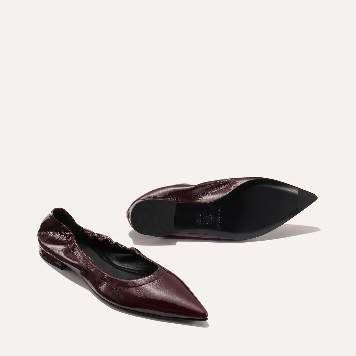 The Roma - Merlot Crinkle Patent - Image 5