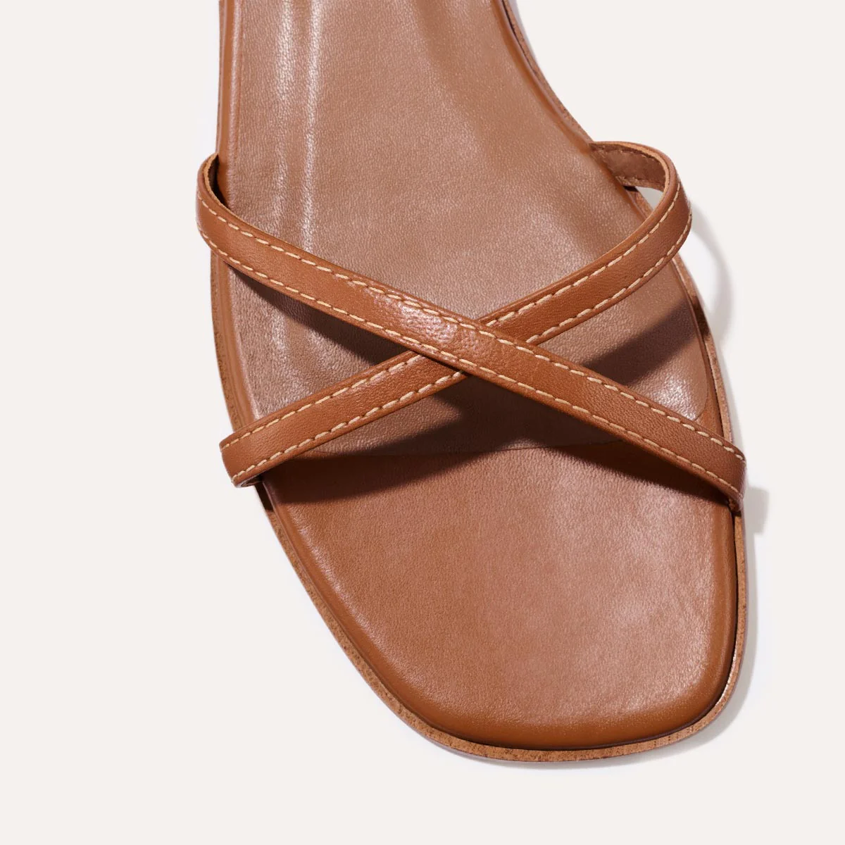The Wrap Sandal - Saddle Nappa - Image 5
